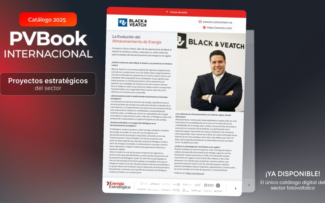 October 27, 2025Black & Veatch refuerza su presencia en proyectos BESS e hidrógeno: foco en Puerto Rico, Chile, México y Perú