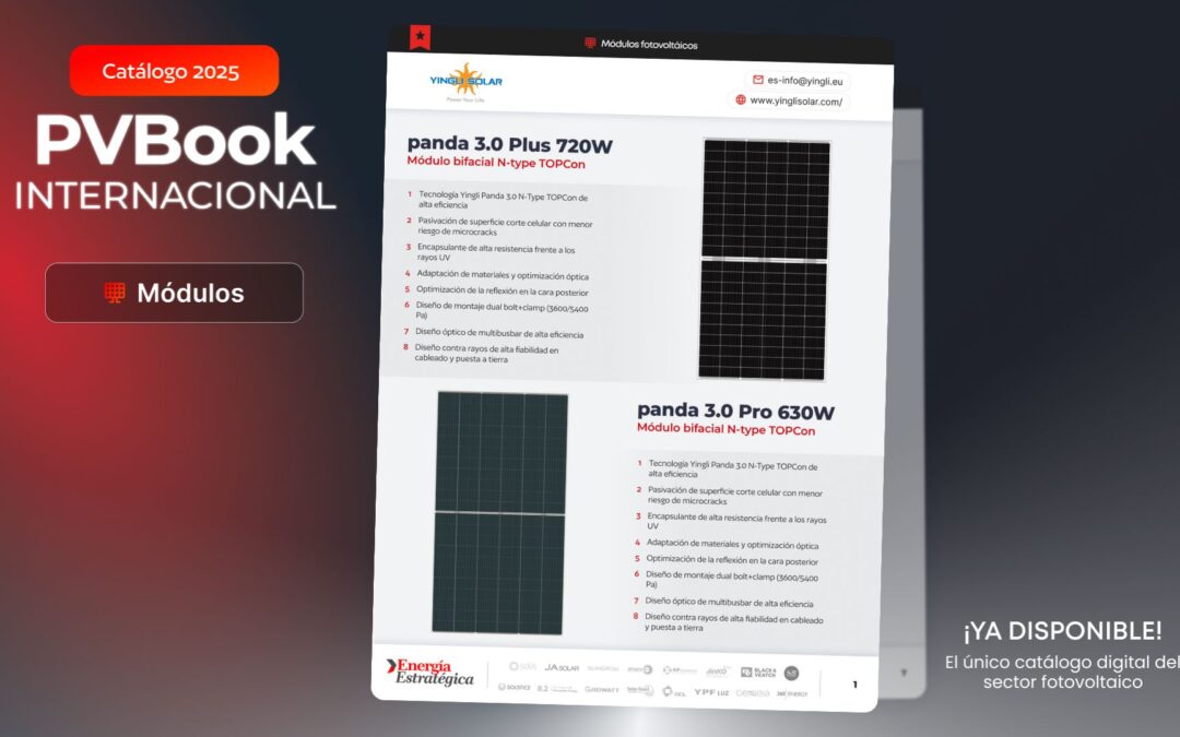 October 6, 2025Panda 3.0 Plus y Pro: Yingli Solar refuerza su propuesta para utility scale con tecnología N-Type