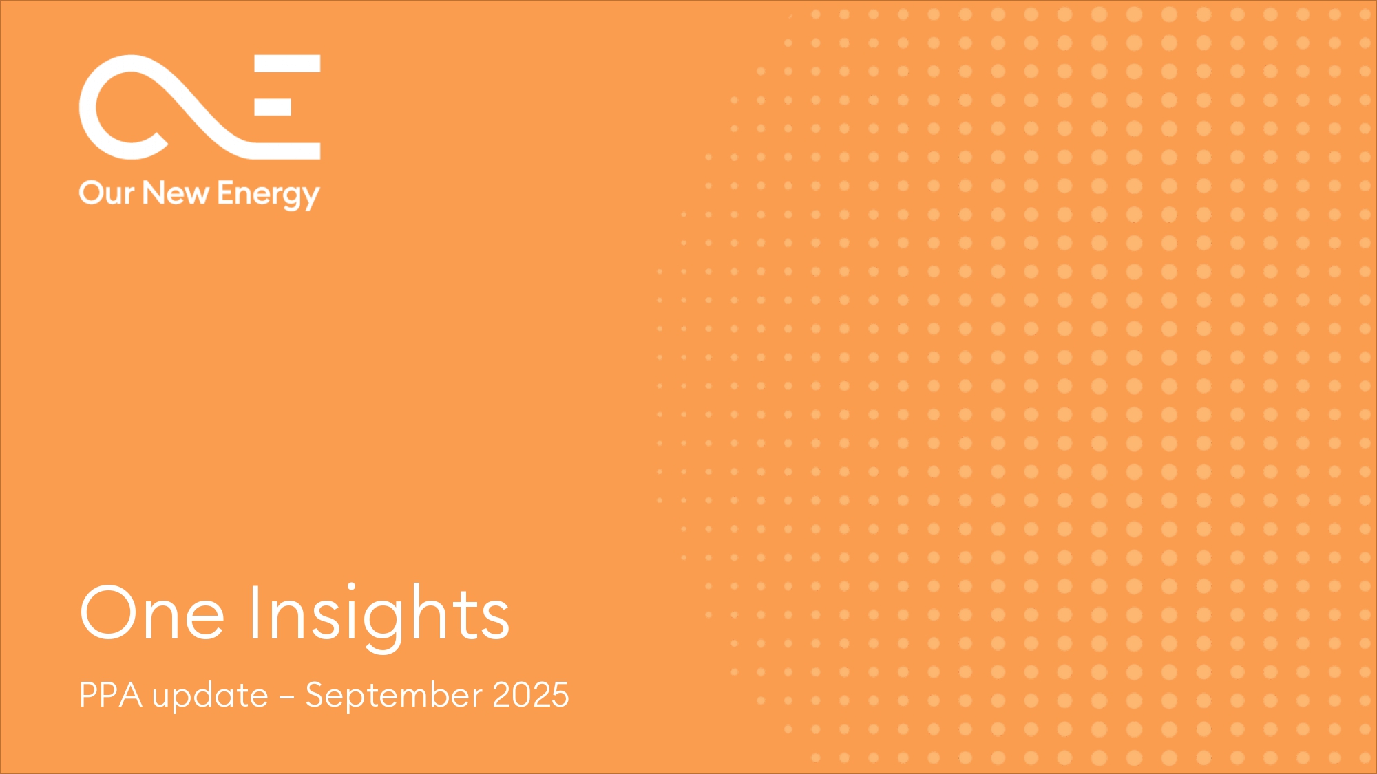 One Insights – PPA market update September 2025_page-0001 European PPA market rebounds as Italy and Spain lead corporate momentum