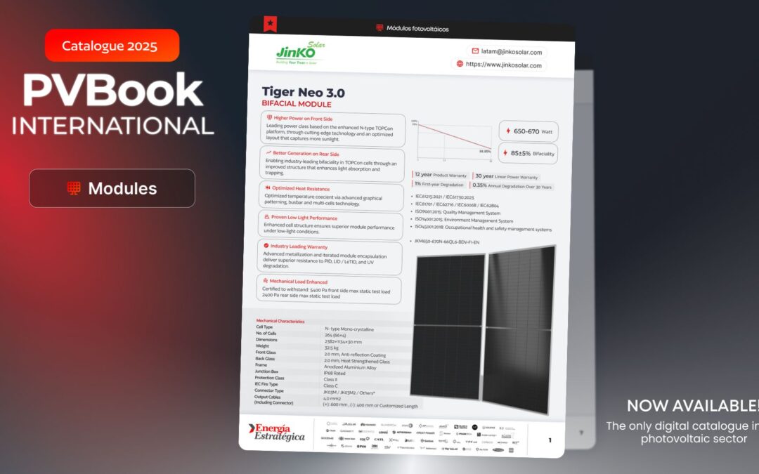 November 6, 2025Tiger Neo 3.0: Jinko Solar’s flagship module bursts onto the PVBook scene with 670W and a 30-year warranty