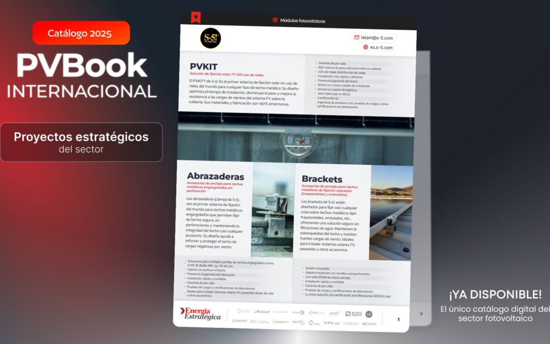 November 7, 2025Menos peso, más eficiencia: la propuesta de S-5! para fijaciones sin perforaciones en proyectos solares