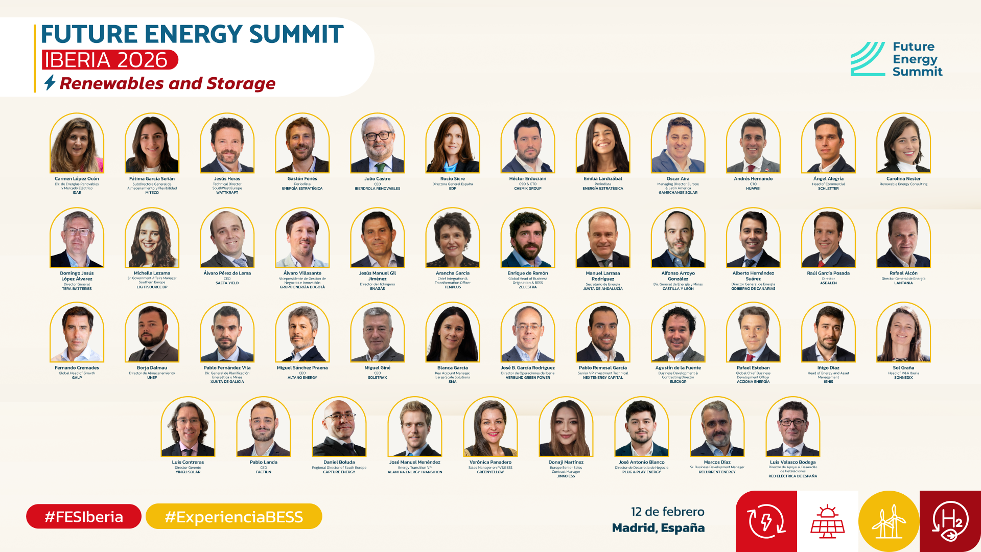 Tomorrow: Spain’s energy leaders to define the future of storage and renewables